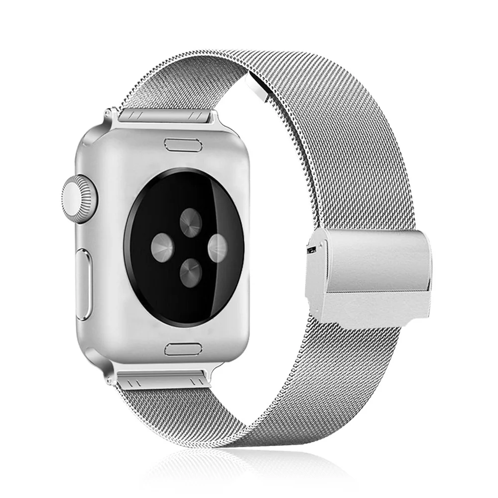 Milanese Apple Watch Band 38mm 40mm 42mm 44mm Roostevabast Terasest Kuld Apple Watchband jaoks iWatch Seeria 1 2 3 4 5