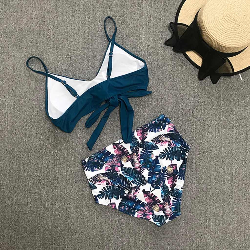 2020 Push Up Sexy Bikini Set Rist Sidemega Supelrõivad Naiste Ujumistrikoo Naine Rihm Pluss Suurus XXL trikoo Kõrge Vöökoht Beach
