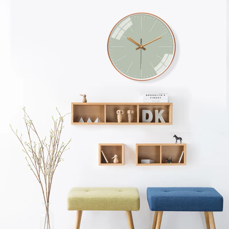 [12 tolline 30cm] elutuba, magamistuba kaasaegne lihtne loominguline mood värviga kella vaigistamiseks kvarts kella seina Vaadata
