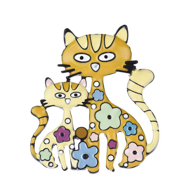 Emadepäeva Kingitus Emailiga Multikas Kass Kassid Prossid Naiste Loomade Deisgn Pin Naljakas Kitty Ehted Kõrge Kvaliteedi Sõle Uus 2020