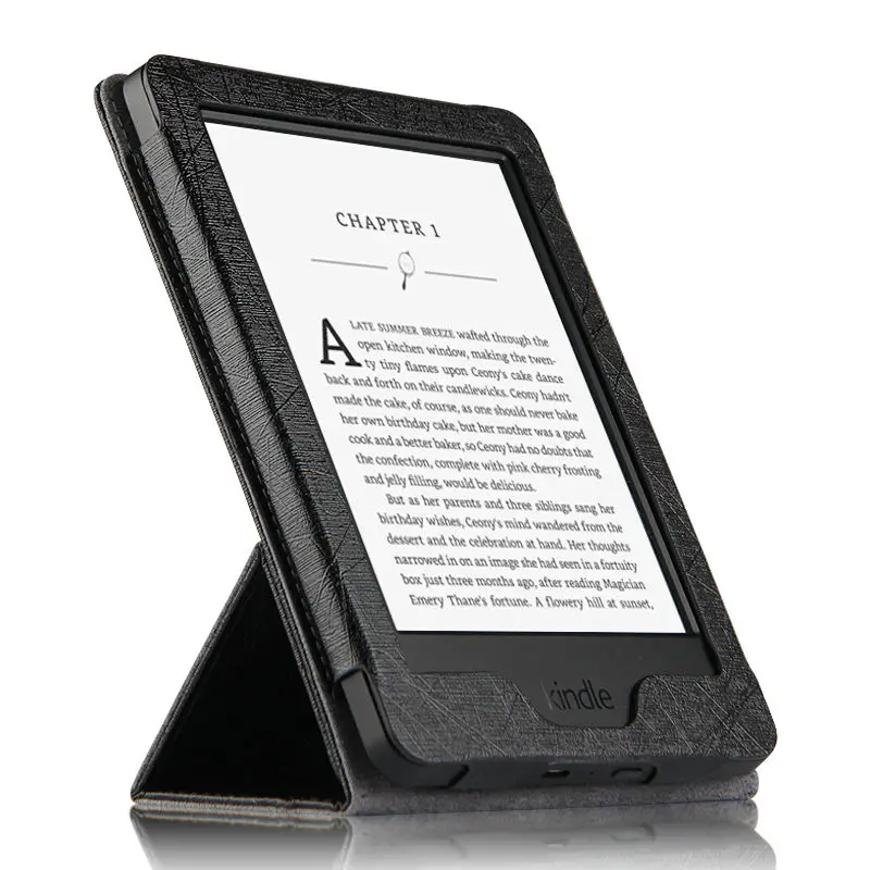 Juhul Amazon Kindle PU Kaitsva e-raamatu Lugeja Smart Cover PU Nahast Kindle wp63gw kandmise Protector Naha Puhul 6
