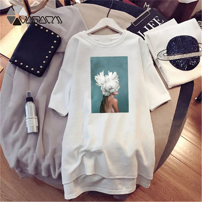 Naiste Tshirt Kleit Suvel Vintage Tüdrukute Lühikese Varrukaga Valge Must Kleit Juhuslik Vestidos Pool, Pluss Suurus Kleidid Naiste Riideid