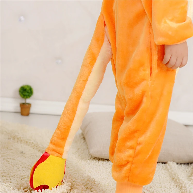 Uued Lapsed anime Charizard kombekas Pidžaama pidžaamad kostüüm Sleepwear tulekahju draakon Lapse Poole Unisex Täiskasvanud Pidžaama onesie