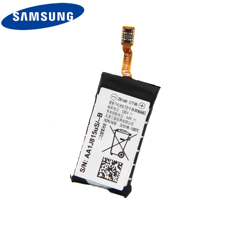 Originaal Samsung Vaadata BatteryEB-BR365ABE Samsung Käik Mahub 2 Pro SM-R365 R365 200mAh Samsung Vaadata Käik Mahub 2 Pro Aku