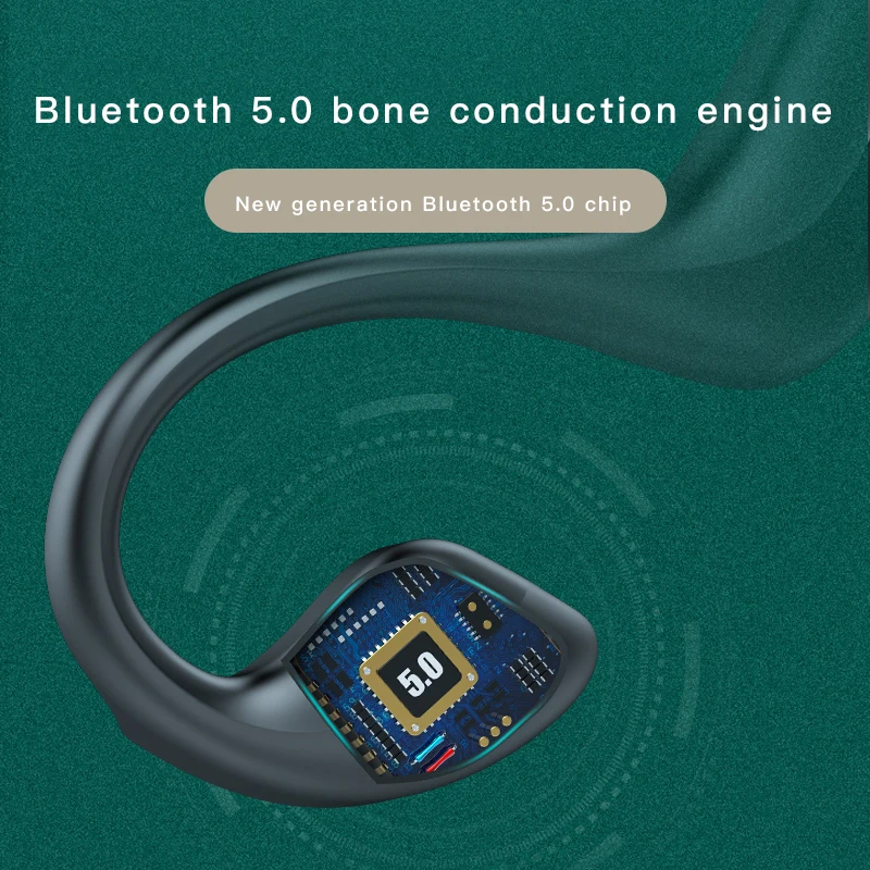 G100 Luu Juhtivus Traadita Bluetooth-5.0 Kõrvaklapid Väljas Stereo Sport Veekindlad Kõrvaklapid Mikrofoniga Kõrvaklapid