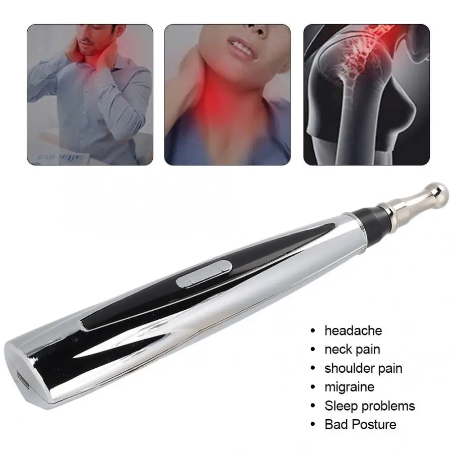 USB Elektriline Nõelravi Pen Valu, Stressi leevendamiseks Massaaž Pen Tervishoiu Seade Acupoint Massager