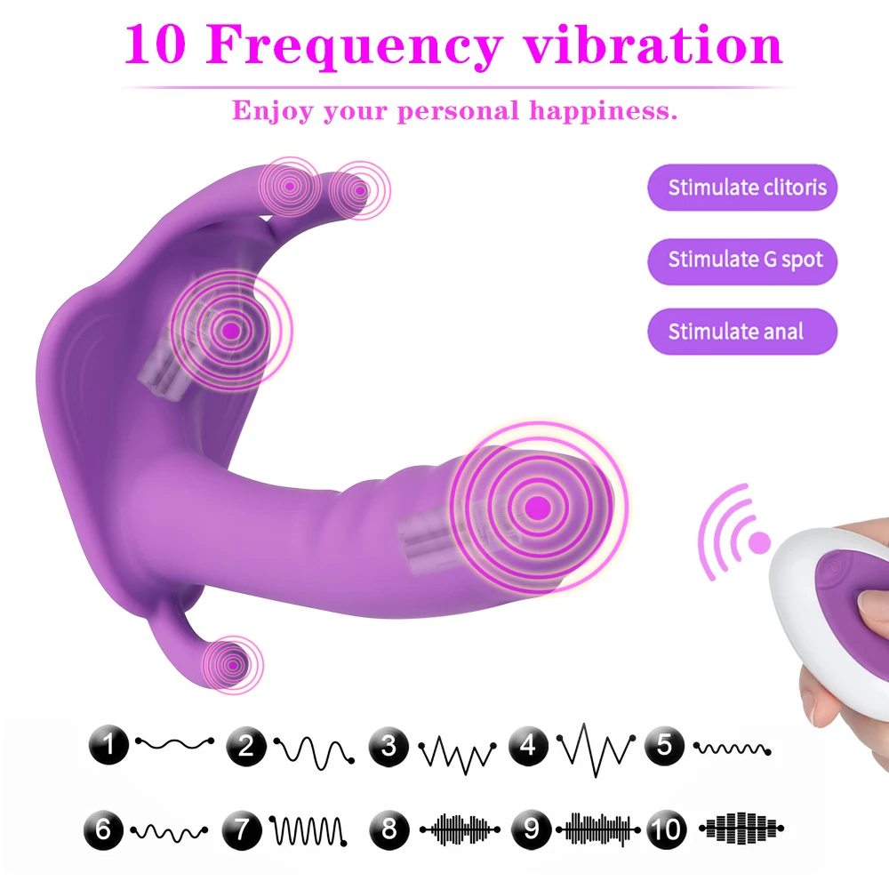 Liblikas Vibreeriv Aluspüksid Kantavad Dildo Vibraator G-Spot Kliitori Stimulaator Erootiline Mänguasi Täiskasvanud Mänguasi Naiste Orgasm Masturbator