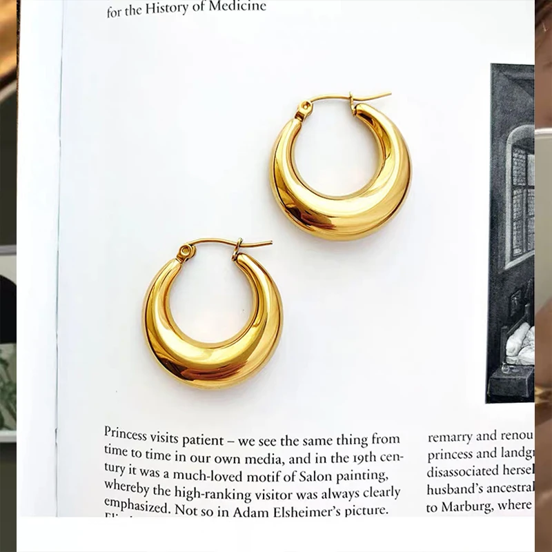 Aide Kuld-tõeline säilitamine galvaanilise prantsuse niši minimalistliku stiili lihtne retro kõrvarõngad, elegantne kõik-match lisa sama earri