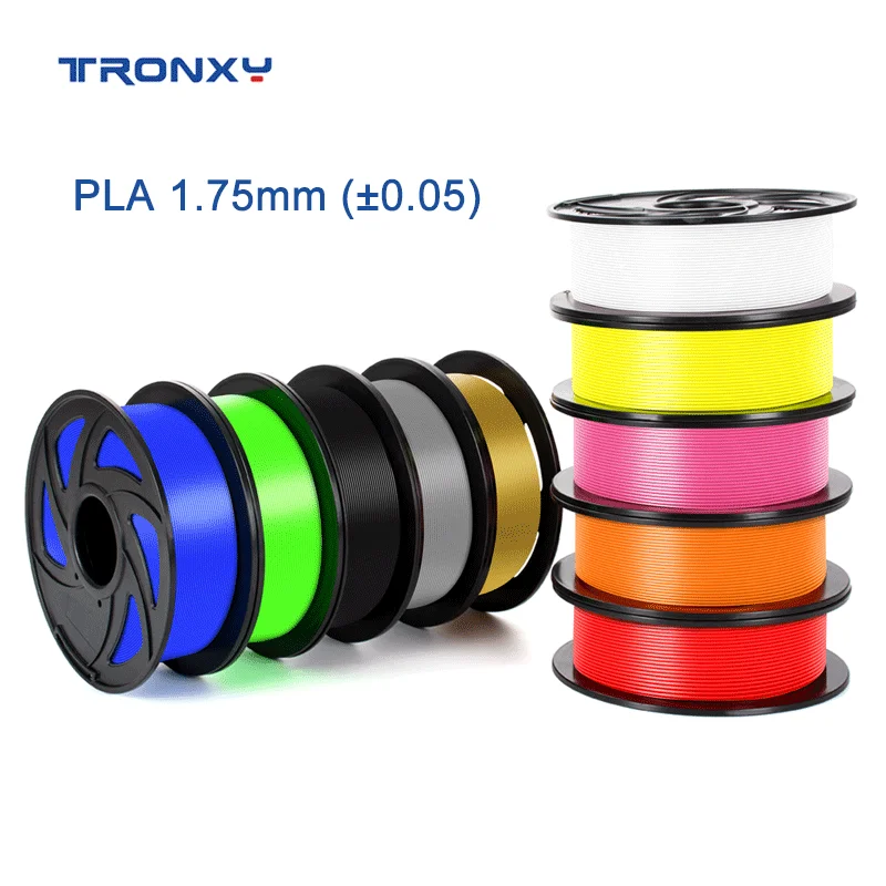 Uus Tronxy 3D Printer Osa PLA Hõõgniidi 1kg Rulli 2.2 £ 1.75 mm pla Plastist, 3D Printimine, 3D Pliiats, Värviline Vabatahtlik