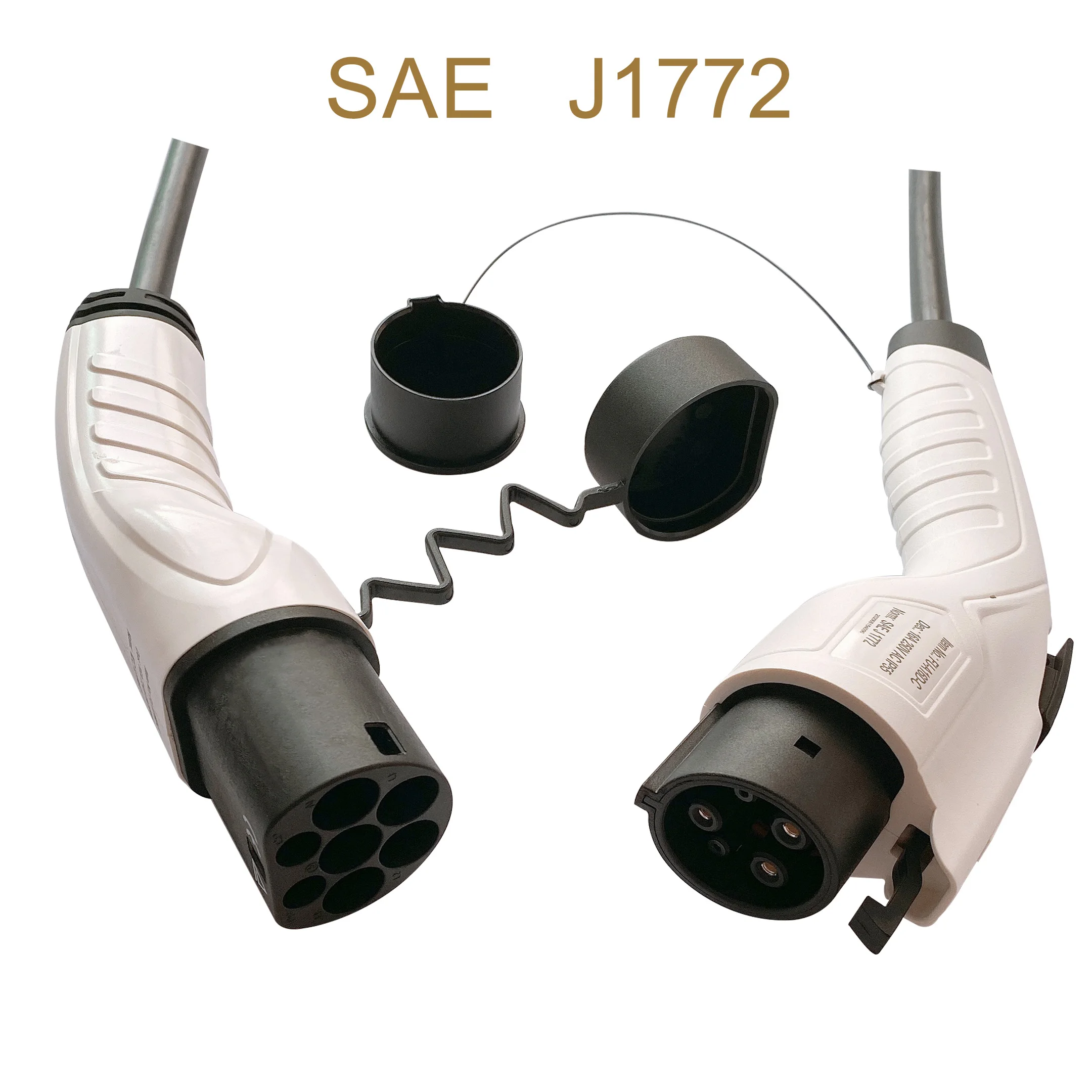 EV laadija kaabel SAE J1772 vastab IEC 62196-2, 32A ühefaasiline, mida kasutatakse Type1-Type2 elektriauto konverteri adapter