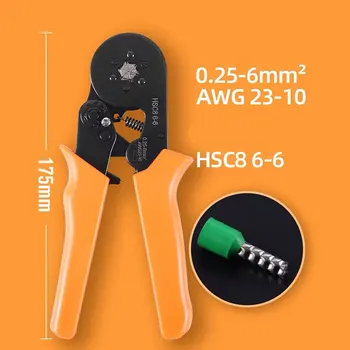 0.08-10mm mini elektri-tangid HSC8 täpsusega klamber komplekt torujad presstangid tööriistade komplekt 1200pcs terminal valtsimisega vahendid
