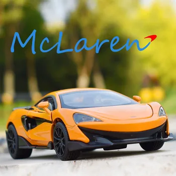 1:32 McLaren 600lt P1-650s valatud Sulamist Auto Mudel tõmmake tagasi, 4 ust avada Kollektsiooni Lapsed Kingitus mänguautod Tasuta Shipping