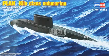 1: 350 Hiina Kaasaegse Mereväe Kilo-Klassi Allveelaeva Sõjalise Assamblee Mudel Sõjalaev Paadi Purjetamine 83501