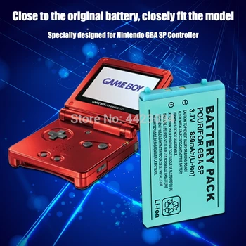 1-5tk 3.7 v 850mAh Laetav Liitium-ioon Aku + Tool Pack Komplekt Nintendo game boy Advance SOCIALI SP Asendamine