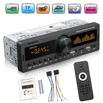 1 DIN Auto Raadio TF USB AUX-in Lokaator Auto Stereo SWM-80A Audio Copy Bluetooth Väljas Isikliku Auto Osad Teenetemärgi