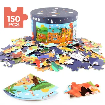 1 Seadke Paber Vastupidav, Praktiline Montessori Puzzle Mänguasi Mosaiigi Baby Lapsed, Lapsed Hooajaline Alguses Hariduslik Mänguasi