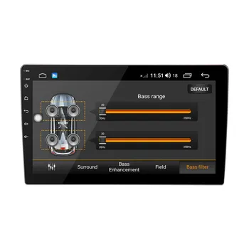 10.1 tolline 2 Din Android 8.1 Okta Core Volkswagen universaalne auto multimeedia raadio Nr DVD mängija GPS Navigation sisseehitatud DSP 4G