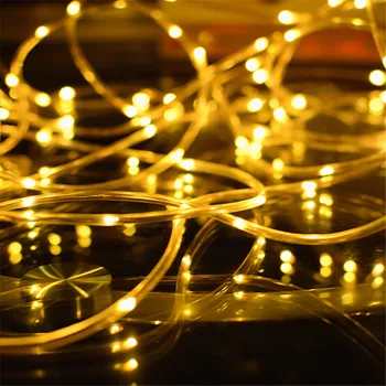 10-15M LED Rope String tuled 8 Mängida Režiimid Kauge Tänava Vanik Väljas Veekindel Haldjas Tuled Pulmad, Puhkus Decors