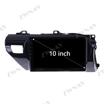 10 Tolli PX6 HD ekraaniga Android 9 Auto Multimeedia Mängija Toyota Hilux RHD-2020 auto GPS Navi, WIFI, BT Raadio stereo juhtseade