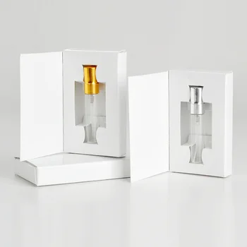 100 tk/Palju 3ML Kohandatav Paberist Karbid Ja Klaas Parfüümi Pudel Pihustiga&tühi Parfum Pakendi Kohandatud Hulgimüük