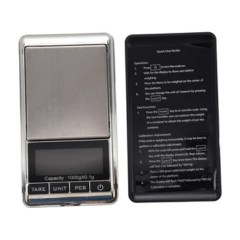 1000 g x 0,1 g LCD-Mini elektrooniline Digitaalne Ehted Kaal Köök Tasku Tasakaalu GRAMMI Mahus