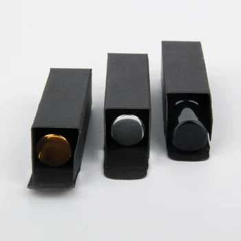 100tk/Palju Musta Kasti 20X20X70mm Tühi Parfüümi Pudeli Package box Kohandatav Paberist Karbid Pakendi Custom Logo