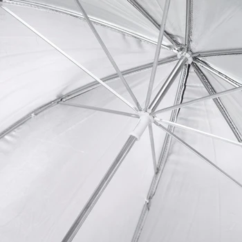 102 cm/40inch stuudio Foto Strobe Flash valgus helkur Must-Hõbe pehme katuse