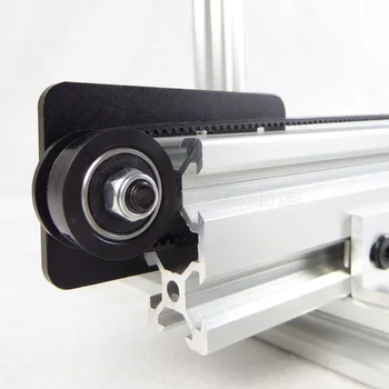 10Sets/Palju Suure täpsusega CNC Delrin sile Laiskvorst Rihmaratas Ratta Assy v-pesa raudtee -, 3D-printeri osad