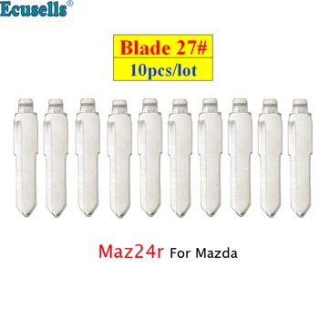 10tk/palju Universaalsed Puldid Klapp lihvimata võtme Tera 27# sest KD Remote Maz24R Võti Teraga Mazda M3 M5 M6