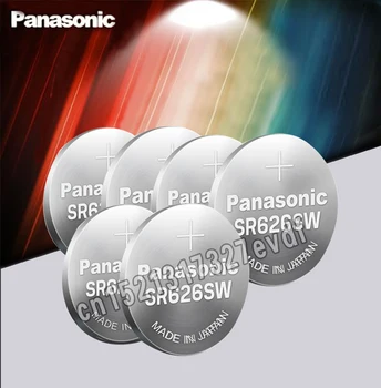 10tk Panasonic Originaal SR626SW nööpelement Vaadata Mündi Aku G4 377A 377 LR626 SR626SW SR66 LR66 Silver Oxide Patareid