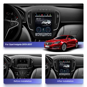 12.8 tolline 4G Lte Vertikaalse ekraaniga android 9.1 multimeedia video raadio mängija Uus Opel Insignia 2013-2017 navigation stereo