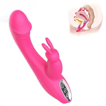 12 Kiirus Küülik Vibraator Dildo Naine Sex Lelud Kliitori Massaaž G Spot Stimulaator Naissoost Masturbatsioon Täiskasvanud Sugu Tooted