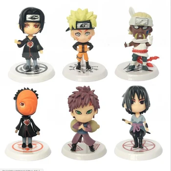 12 Stiile 6tk/1Set Anime Naruto Tegevus Joonis Mänguasjad Zabuza Haku Kakashi Big, Sakura Naruto PVC Mudeli Kogumine Lapsed Mänguasjad