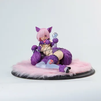 12cm Puder Kyrielight kass tüdruk Saatus Grand, Et Shielder Metsaline Seksikas tüdrukud Tegevus Joonis jaapani Anime PVC täiskasvanud Tegevus Arvandmed