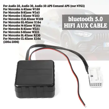 12V Auto bluetooth-5.0 AUX Kaabel Modele Adapter Audio-Stereo-Raadio Muusika Mercedes Benz Comand APS NTG 30 50