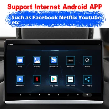 13.3 Tolline Android 9.0 Auto Peatugi Jälgida Sama Ekraan 4K 1080P Touch Screen WIFI/Bluetooth/USB/SD/HDMI/FM/Peegel Link/Miracast