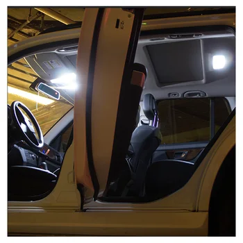 16 Pirnid Valge Canbus LED Interior Reading Light Kit Sobib Volvo XC70 2008-2010 2011 2012 2013 Kaardil Dome Lasti Litsentsi Lamp