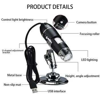 1600X Mikroskoobi Digitaalne Luup Kaamera, Android, ios Elektroonilise Stereo USB Endoscope Kaamera Vahend microscopio binokli