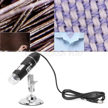 1600X USB Digital Microscope Kaamera Endoscope 8LED Luup Metallist Seista Tilk Laevandus