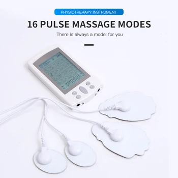 16Modes Elektriline Stimulatsioon Massaaž Reguleeritav Kerge LCD Display Smart Elektriline Lihaste Stimulaator Valu