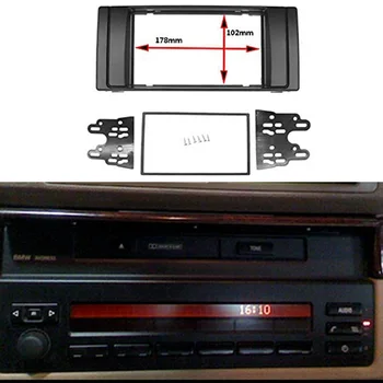 178 x 102mm 2 Din Auto Raami Kriips Stereo Raadio Sidekirmega Paneel Plaat Mount Kit, Adapter BMW 5-Seeria, E53 1999-2006 E39 1995-2003