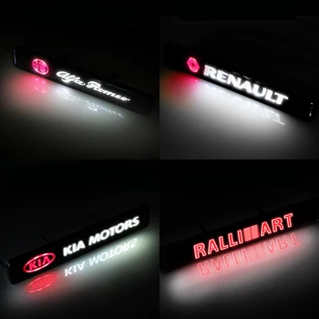 1tk Auto Esiosa Iluvõre Embleem LED Dekoratiivne Grill Tuled Mitsubishi ASX Lancer Pajero Outlander L200 Lancer EVO EX Pajero