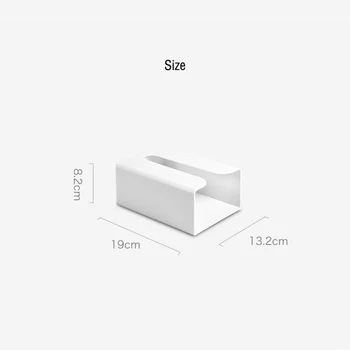 1TK Köök Self-Adhesive Paper Tray Seinale Paigaldatud Plaat, Kudede Kasti Leibkonna Office Pumpamiseks Ladustamise Wc-Paberi Hoidja XB 084