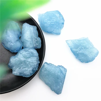 1TK Looduslik Sinine Akvamariin Töötlemata Kivid Originaal Kivid Mineraal Kristall Reiki Tervendav Quartz Crystal Näidis