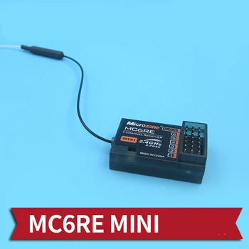 1TK MC 6C Mini Vastuvõtja MC6RE 2.4 G Saamist Moodul DC3.5-7.4 V 6 Kanaliga Vastuvõtjaid W Antenni Kaabel RC DIY UAV Undamine/Paadid