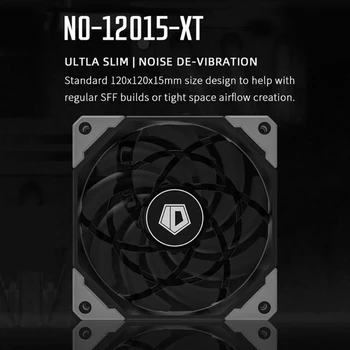 1XT 120mm PWM PC Case Fan Ultra Slim Vaikne Arvuti CPU Vesi Jahedam Fänn