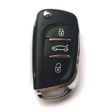 2/3 Nupud Klapp Kokkuklapitavad võtme korpus Peugeot 207 407 307 306 408 607 CE0536 Kohandatud Auto Remote Key Juhul shell VA2 tera