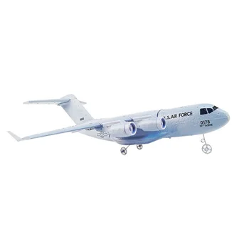 2.4 GHz 2CH 3-Telje DIY RC C17 elektriline puldiga õhusõiduki Simuleeritud lennufirma reisija õhusõiduki puldiga Lennuk