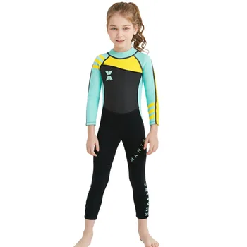 2,5 mm Ühes tükis Lapse Sukeldumisel Ülikond, Surfamine Wetsuits Lapsed Neopreenist Termilise Ujumistrikoo Supelrõivad Sukeldumise Surfamine, Ujumine