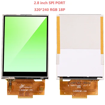 2.8 Tolline TFT LCD Moodul Koos puutepaneeli ILI9341 Juhi 240(RGB)*320 SPI jadaliides Uus Ekraan 18p Vaarika Pi 3c Seade